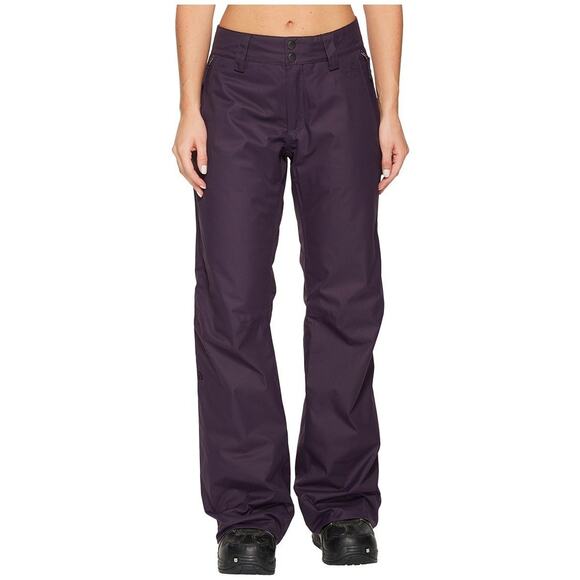 The North Face Women's Sally Snowboard Pants Dark Eggplant Purple Large Regular - Picture 1 of 3